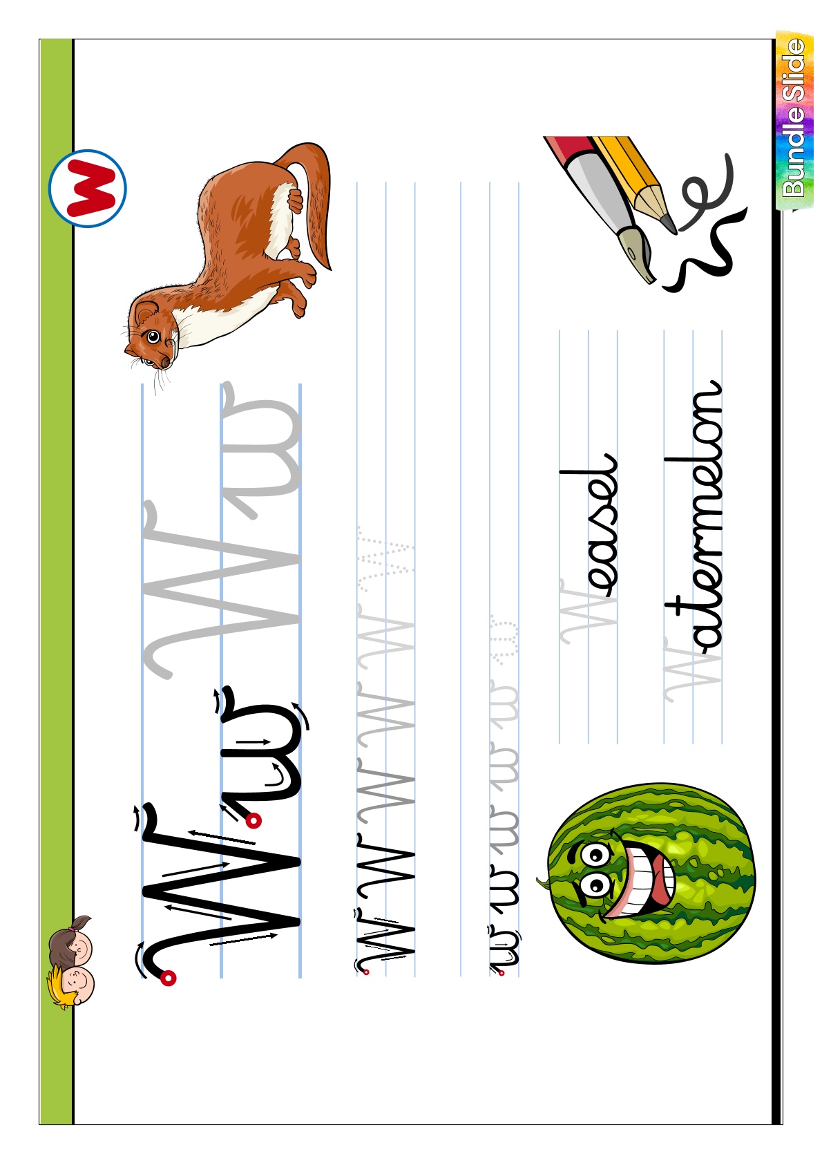 Alphabet - W