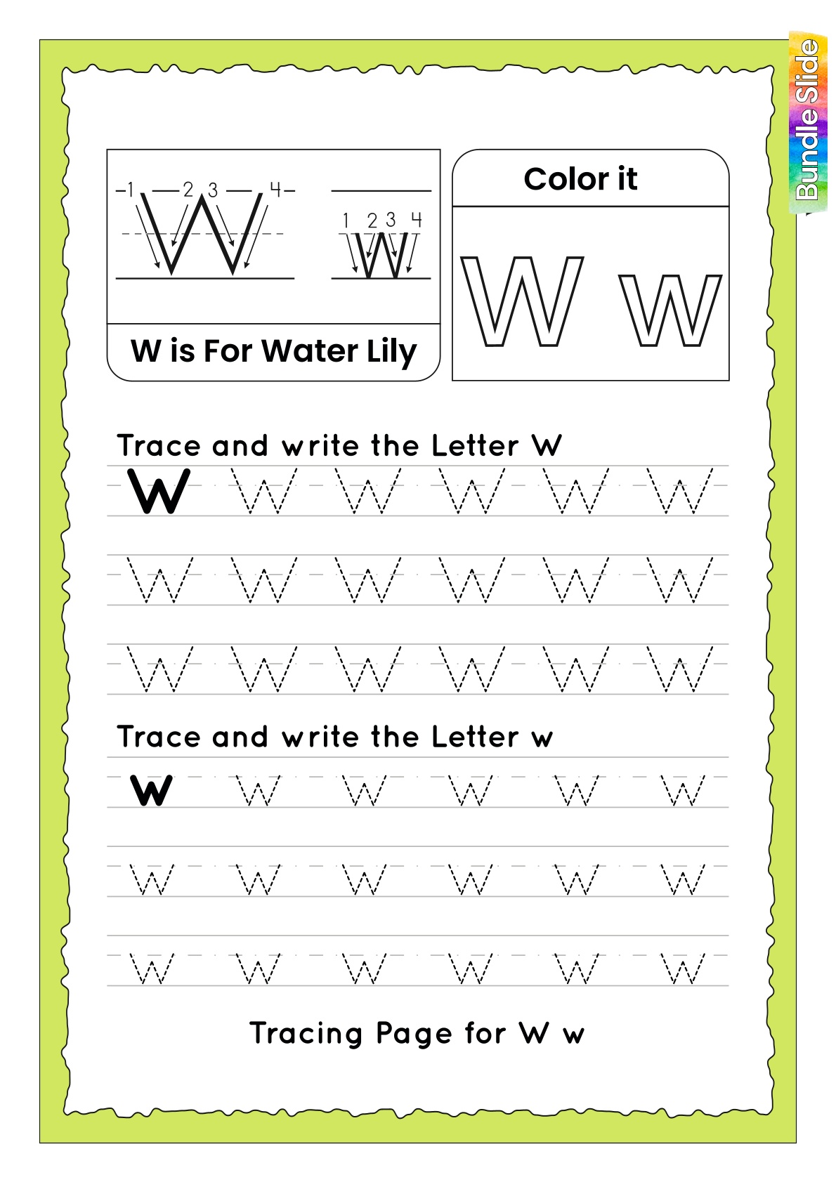 Alphabet - W