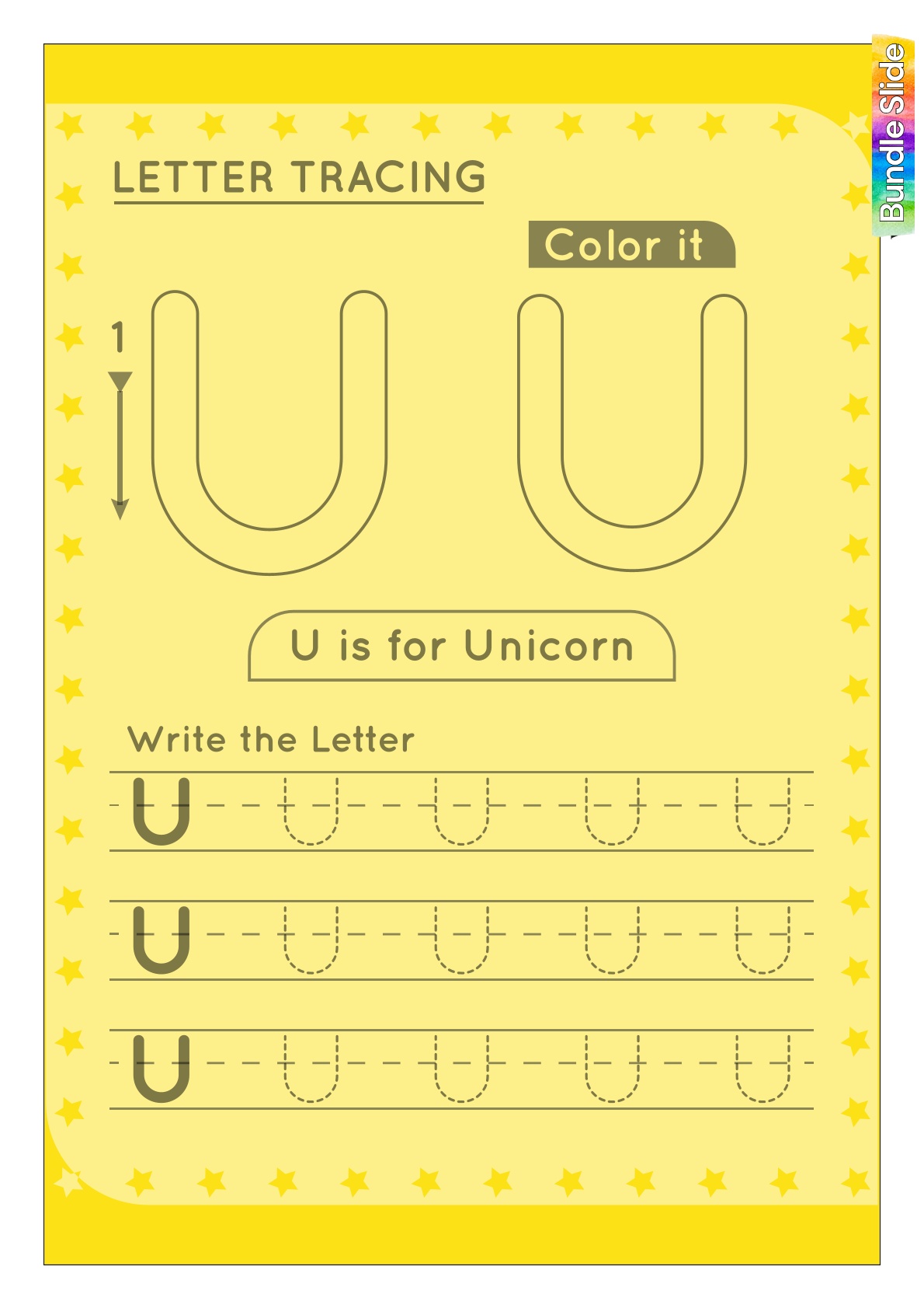 Alphabet - U