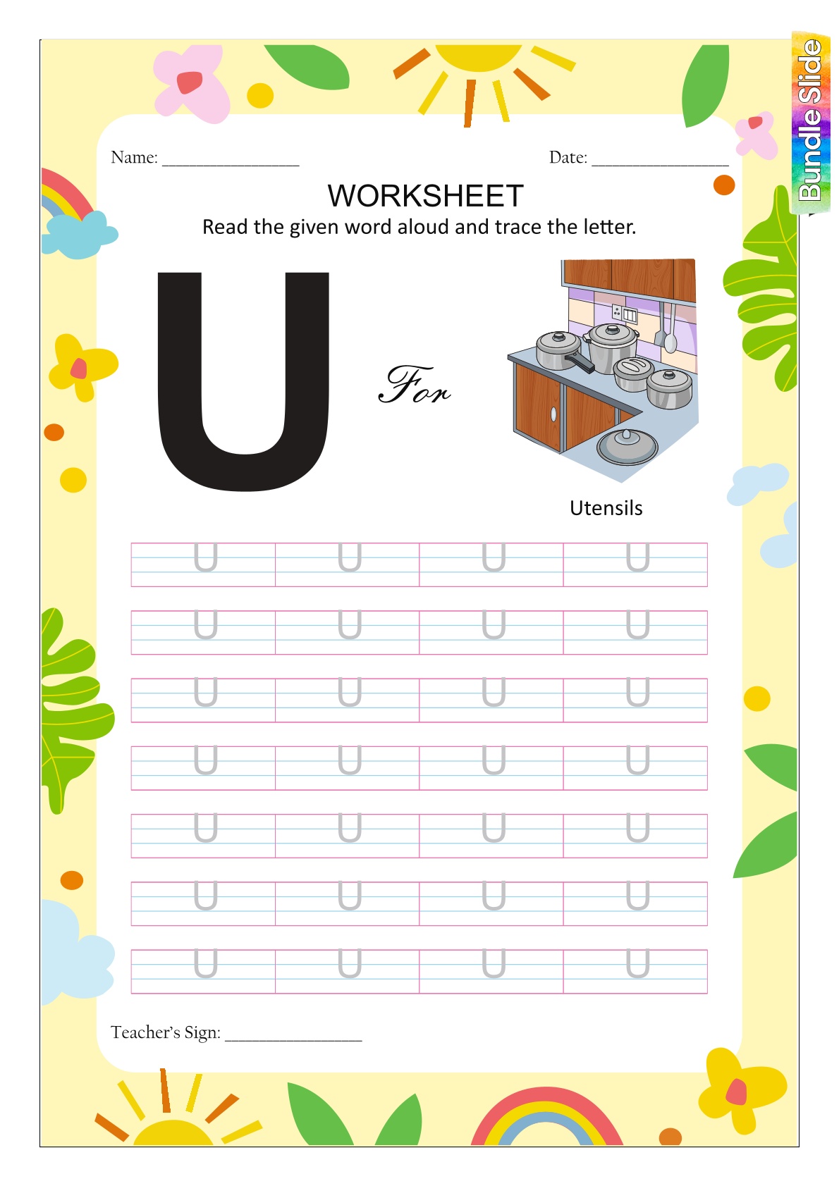 Alphabet - U