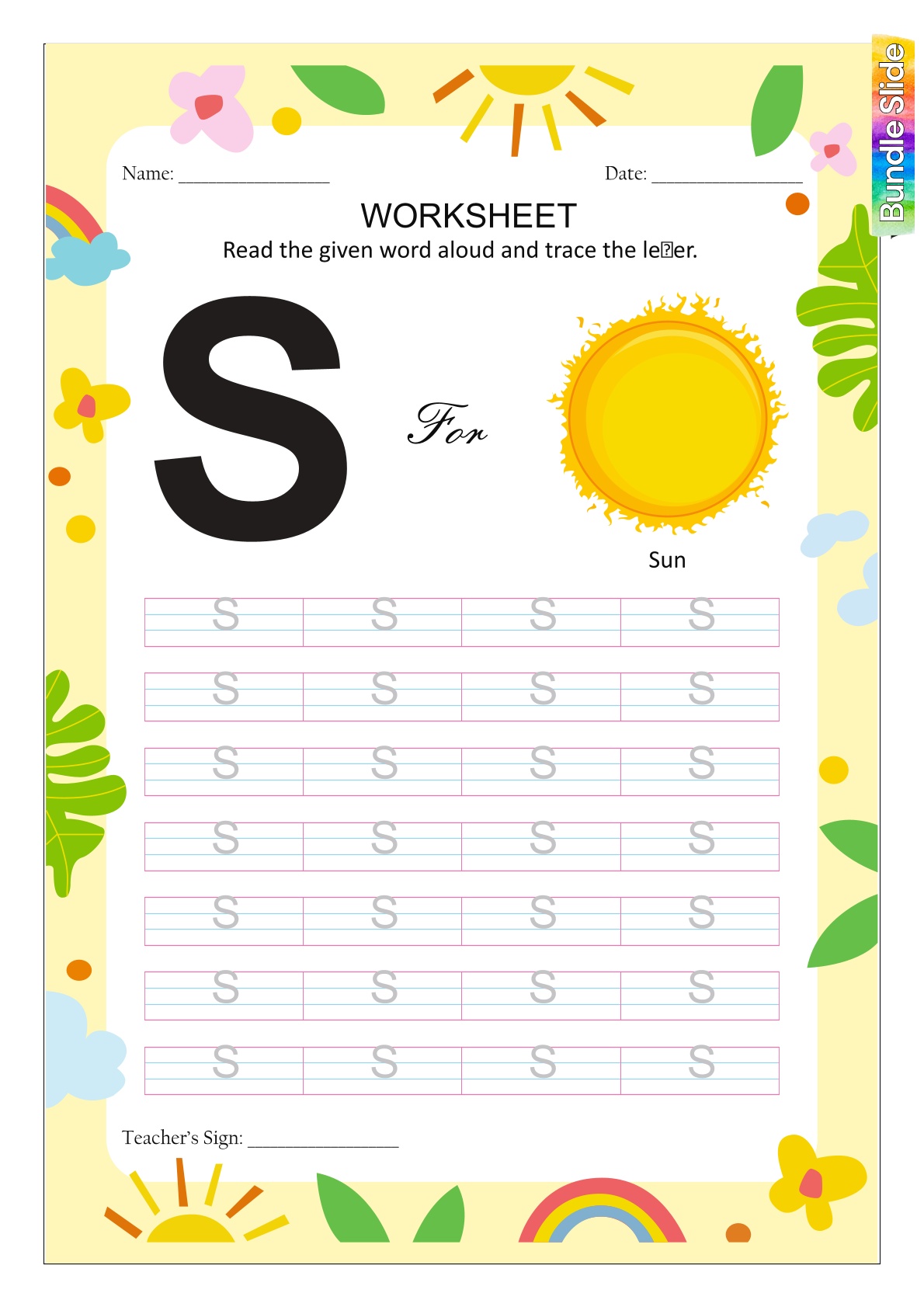 Alphabet - S