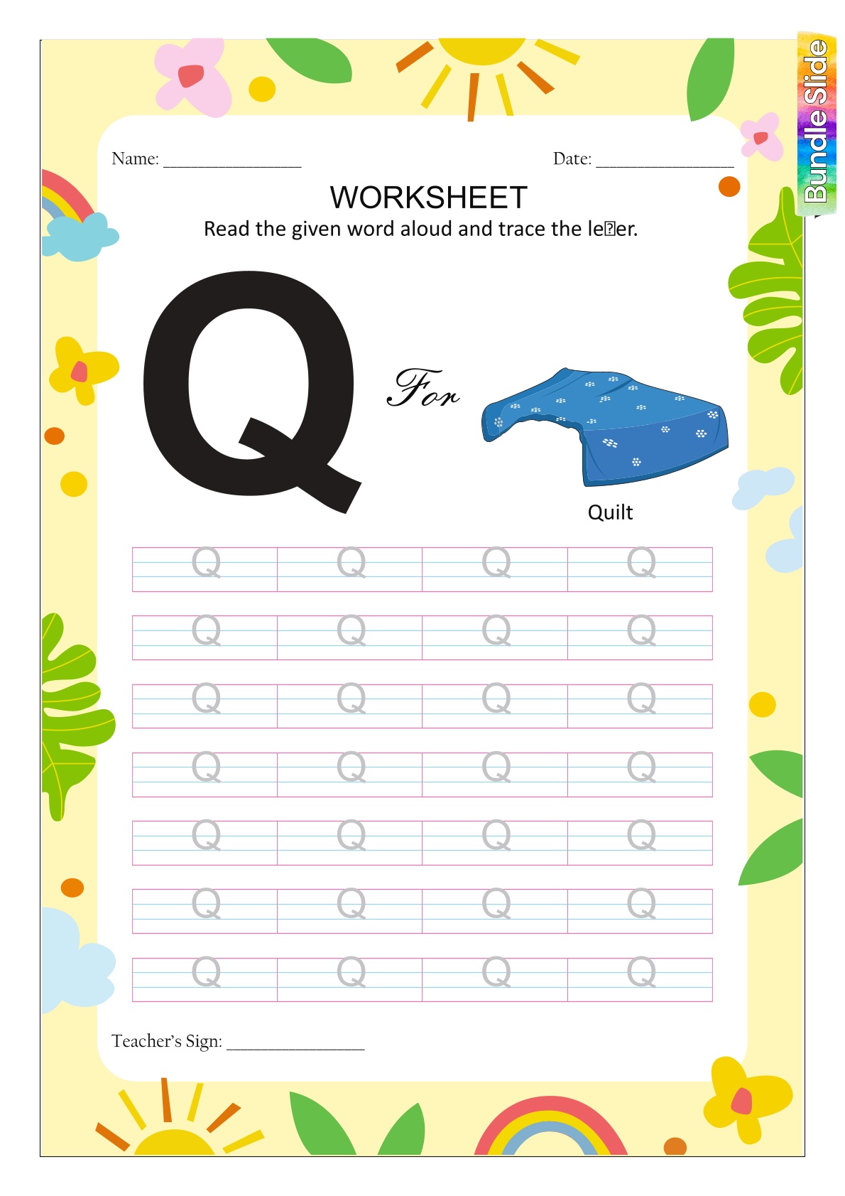 Alphabet - Q