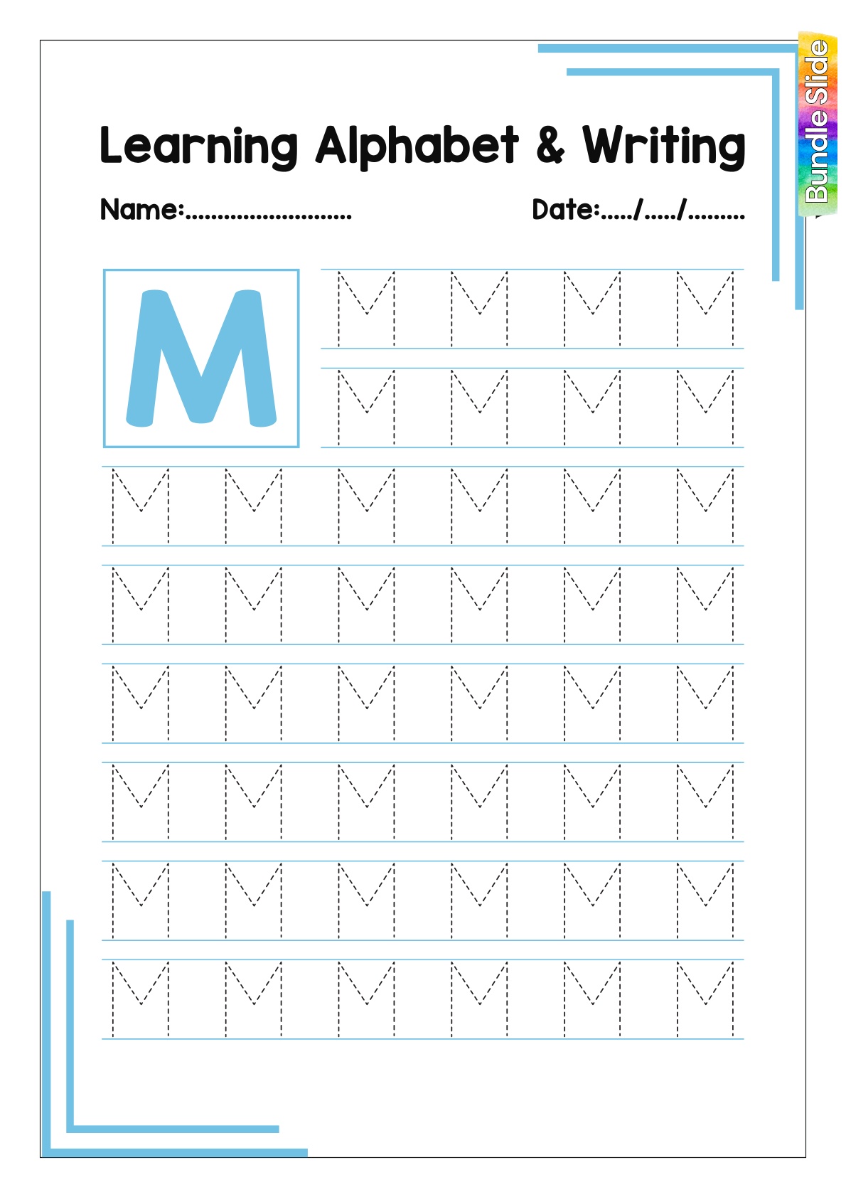Alphabet - M