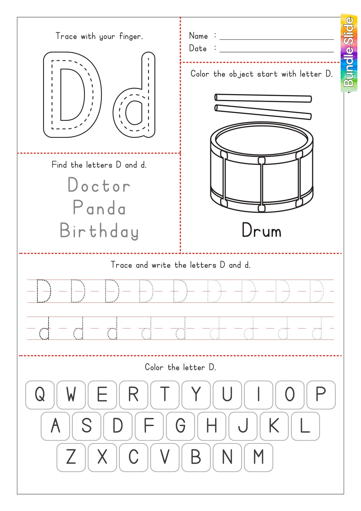 Alphabet - D