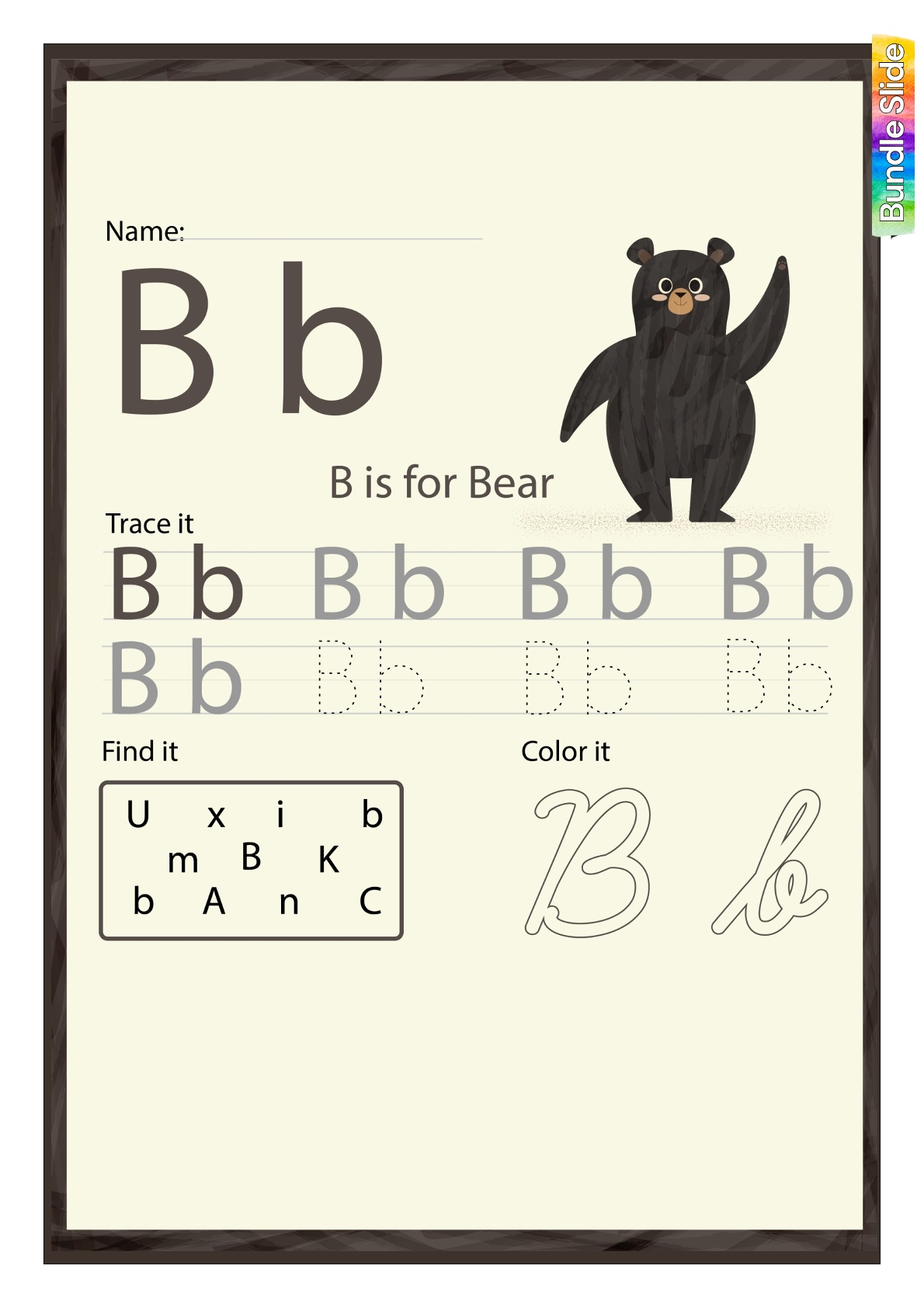Alphabet - B
