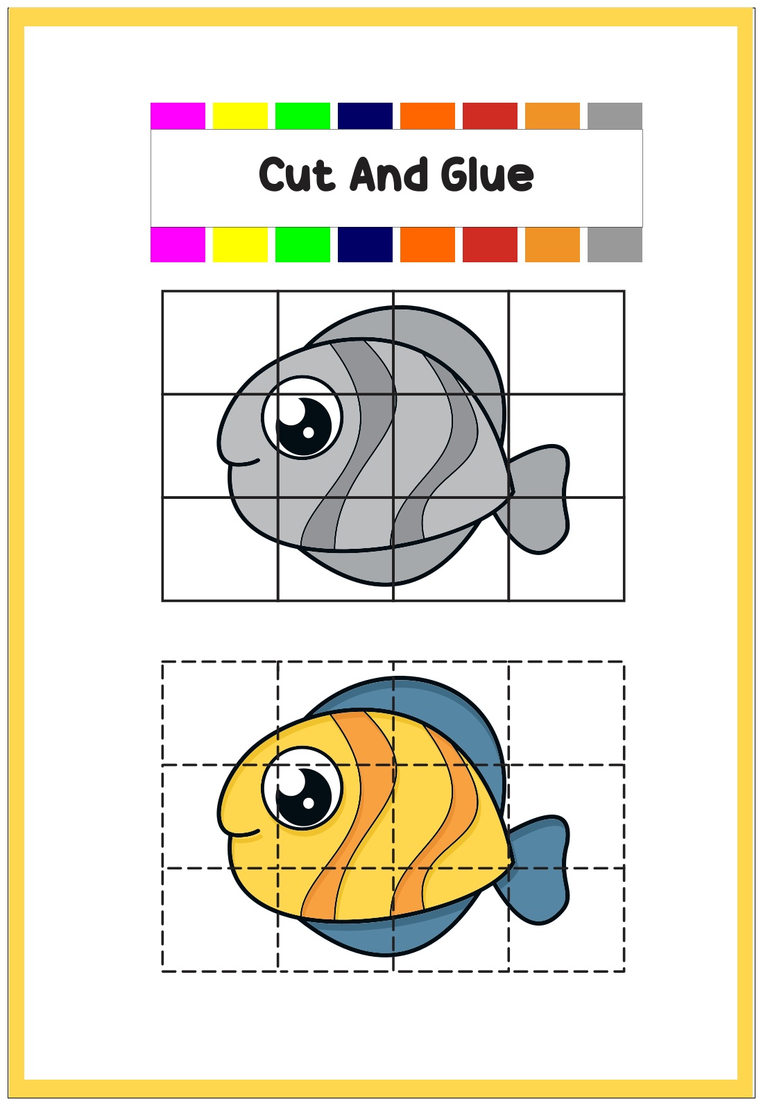 Jumbo Cut & Glue Busy Book - 1000+ pages