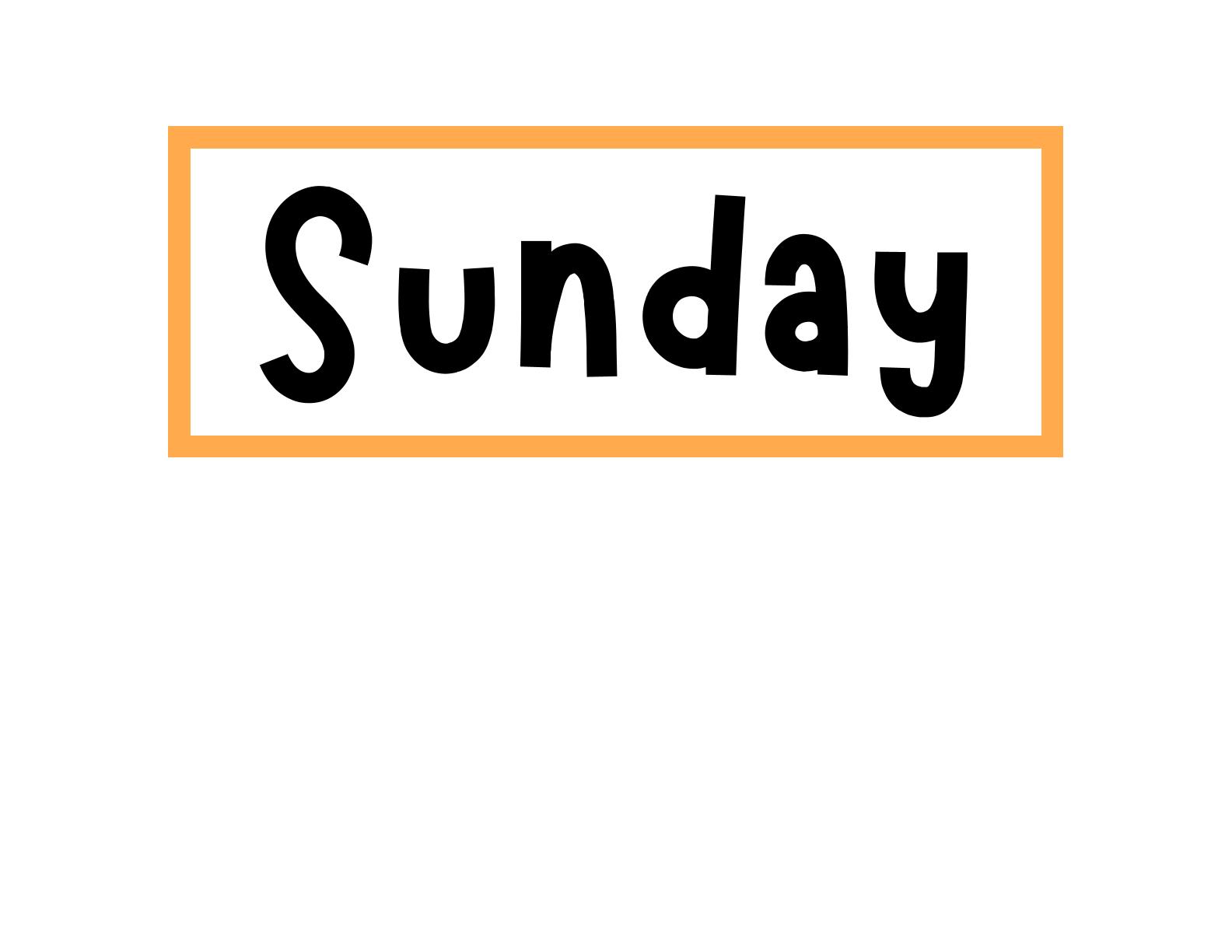Days of the Week - Laminate, Cut & Stick 