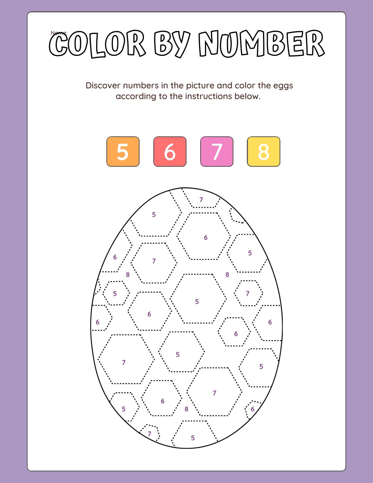 Color By Number - Book 1