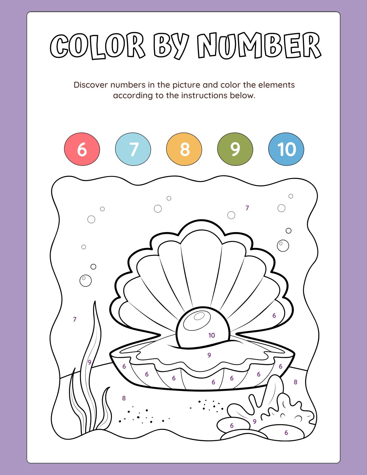 Color By Number - Book 1