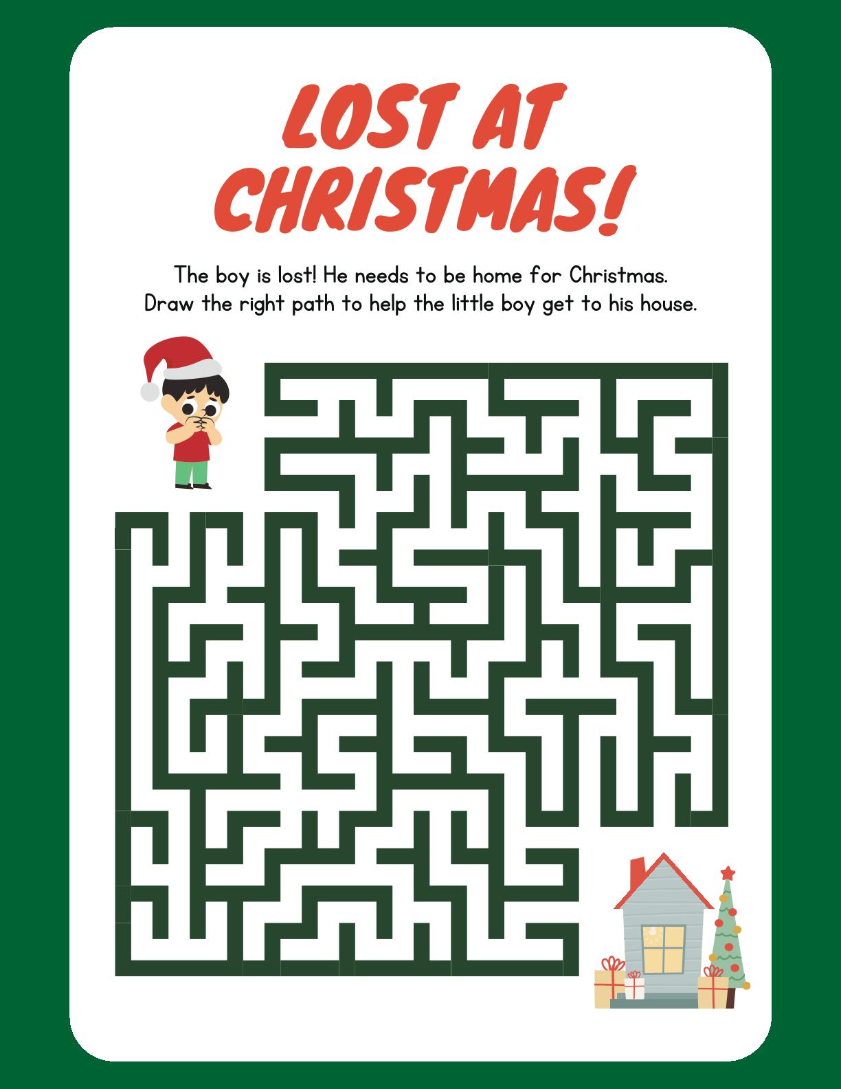 Christmas Activity and Coloring Book