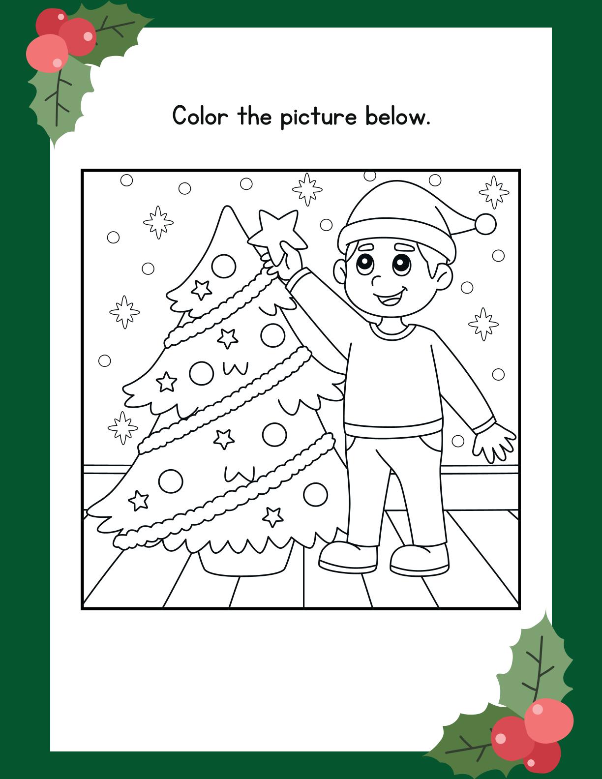 Christmas Activity and Coloring Book