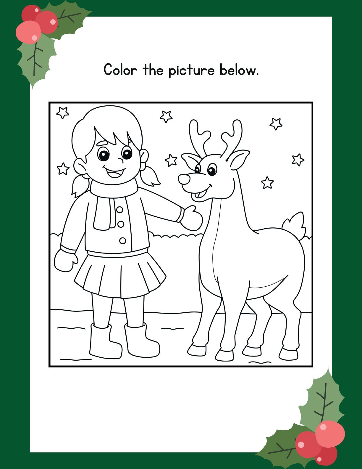 Christmas Activity and Coloring Book