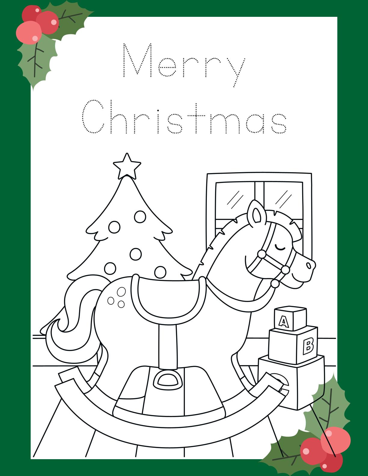 Christmas Activity and Coloring Book