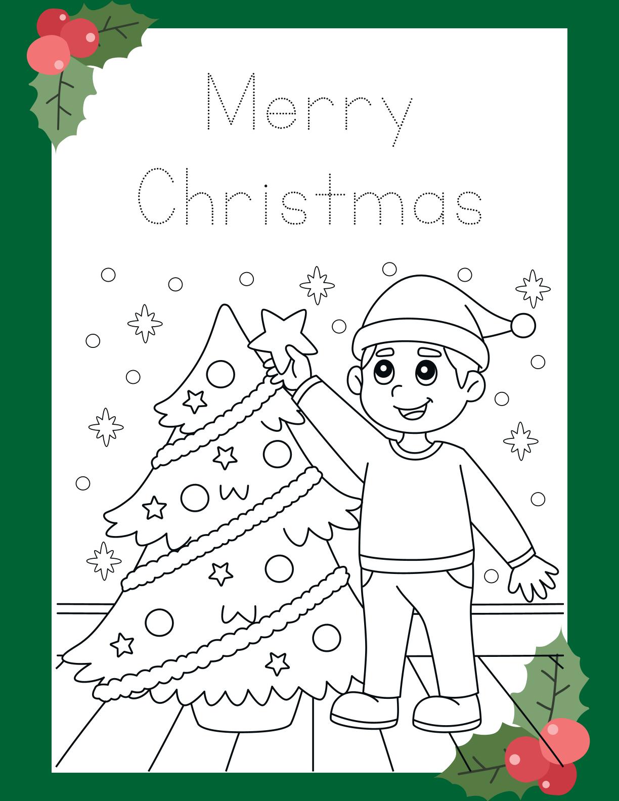 Christmas Activity and Coloring Book