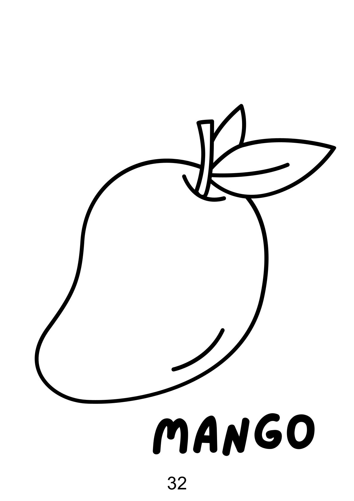 Coloring for Toddlers - Alphabets, Fruits, Veggies and more