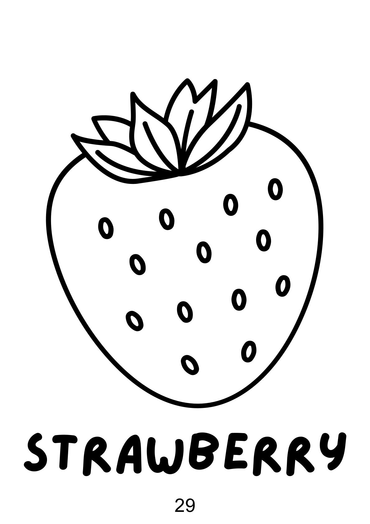 Coloring for Toddlers - Alphabets, Fruits, Veggies and more