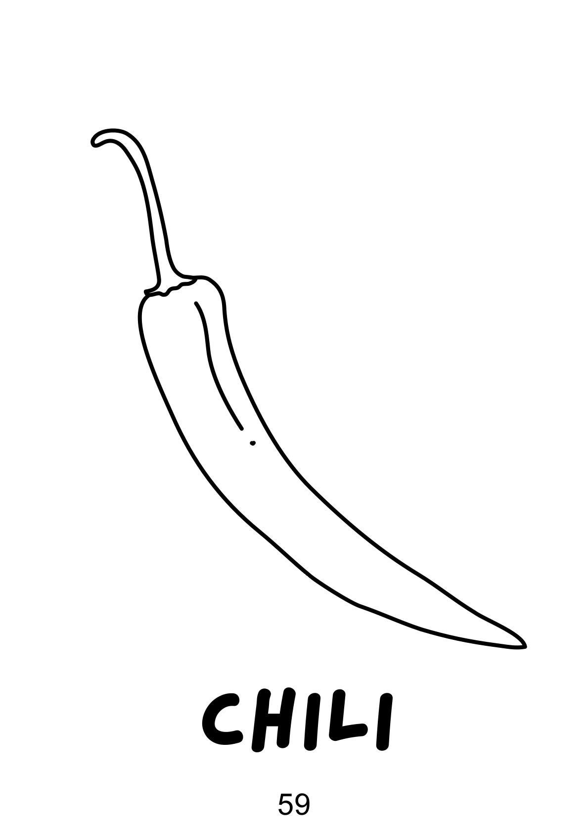 Coloring for Toddlers - Alphabets, Fruits, Veggies and more
