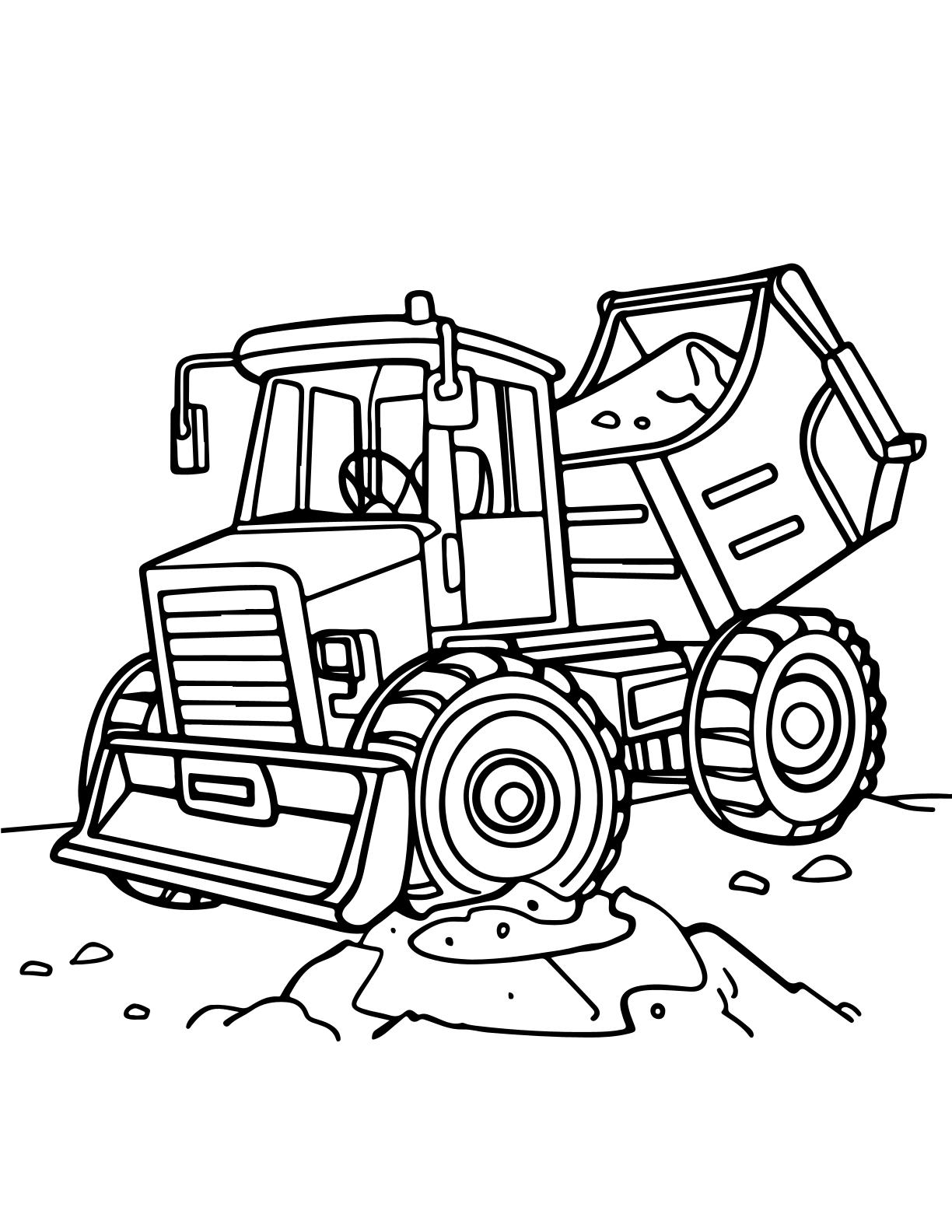 Love for Big Vehicles - Coloring