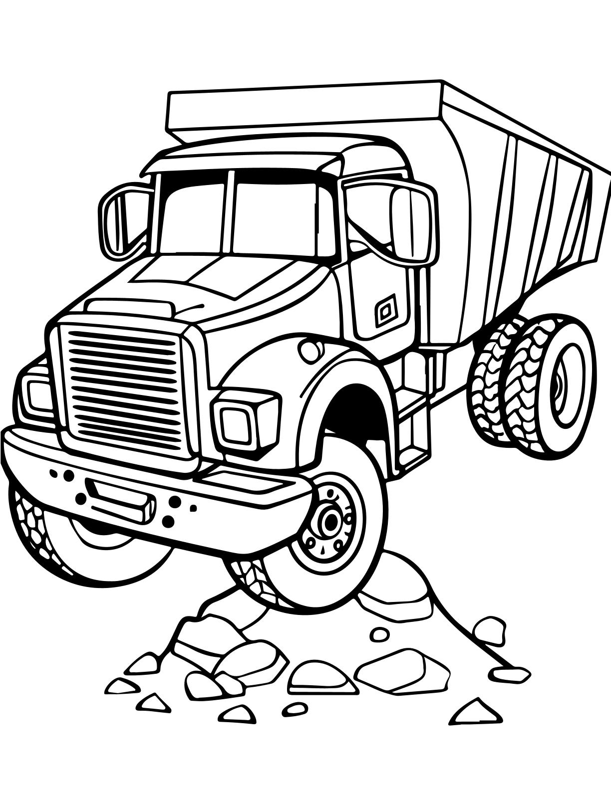 Love for Big Vehicles - Coloring
