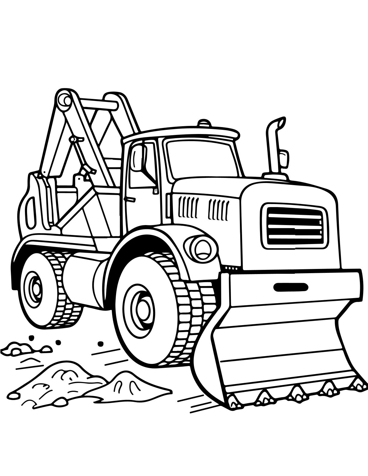 Love for Big Vehicles - Coloring