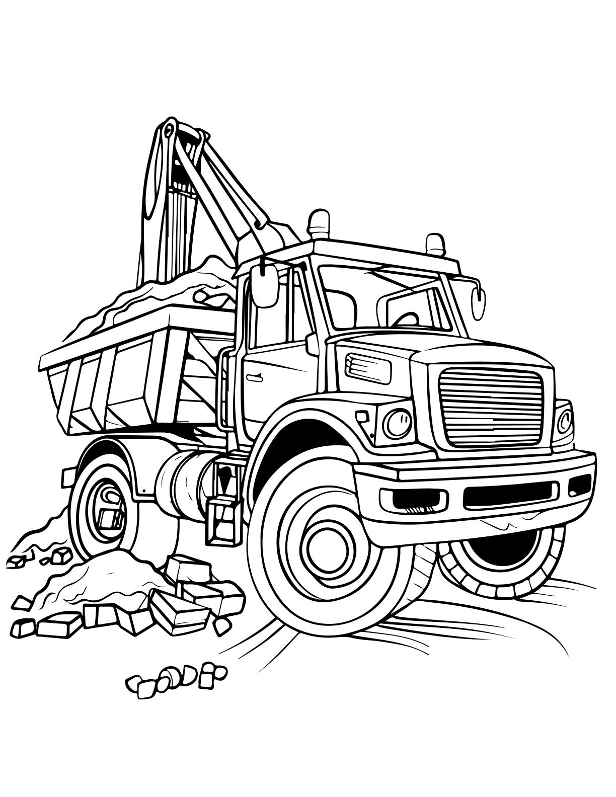 Love for Big Vehicles - Coloring