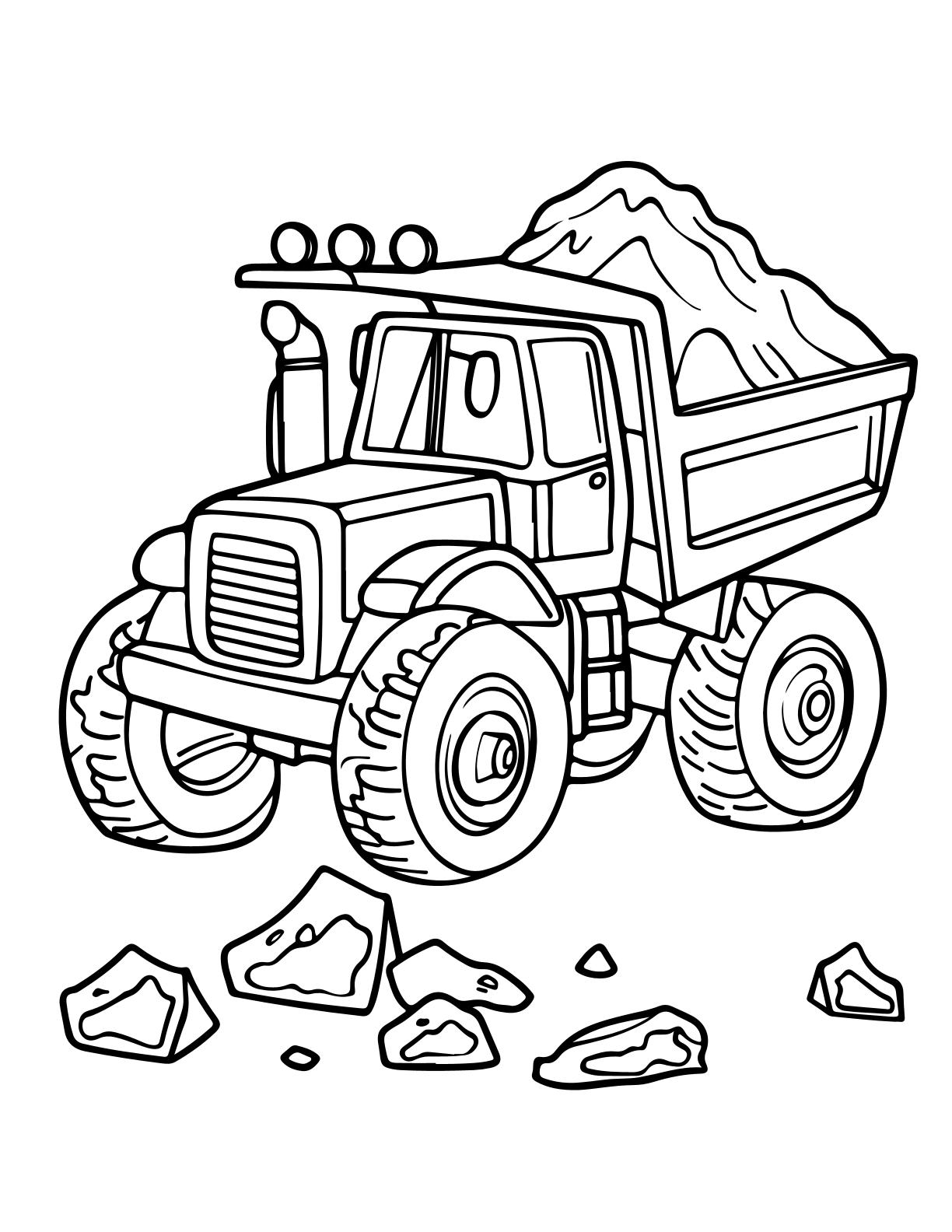Love for Big Vehicles - Coloring