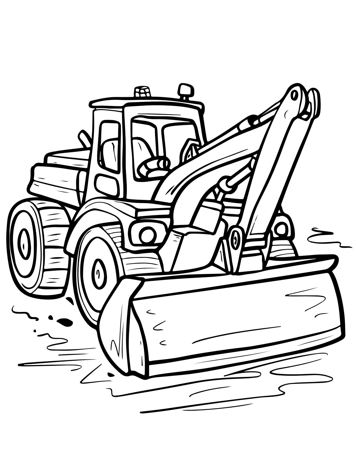 Love for Big Vehicles - Coloring
