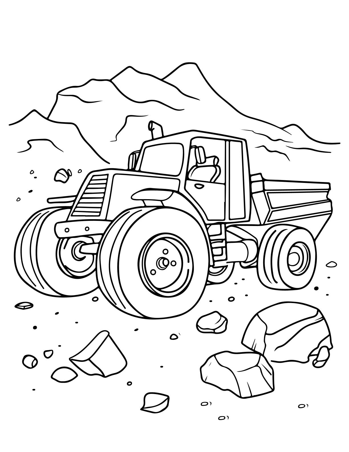 Love for Big Vehicles - Coloring