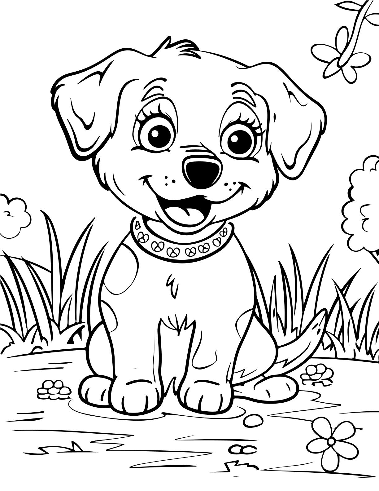 Cute Baby Animals Coloring