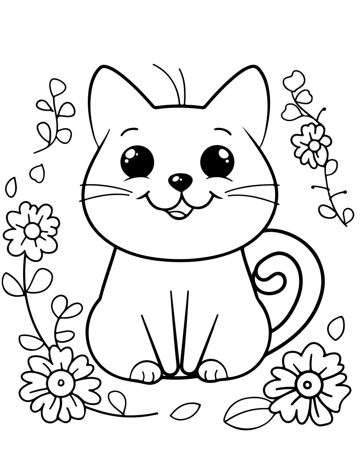 Cute Cats Coloring
