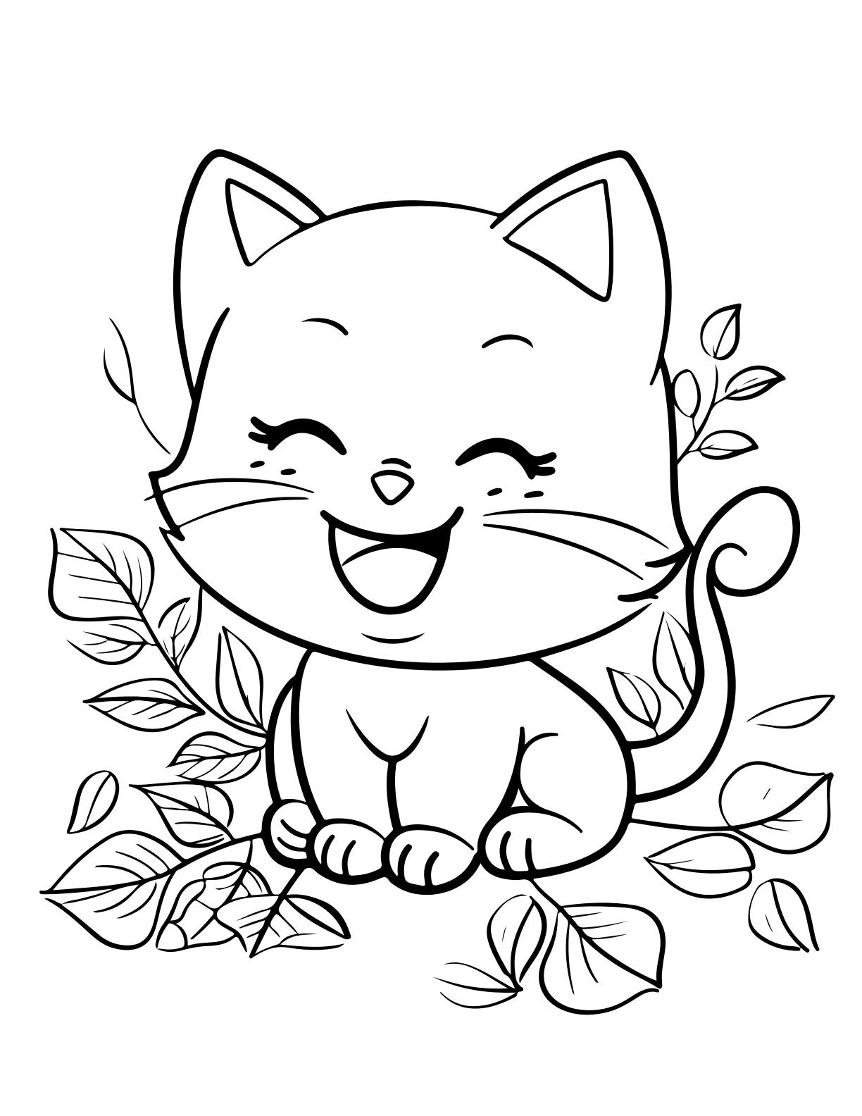 Cute Cats Coloring