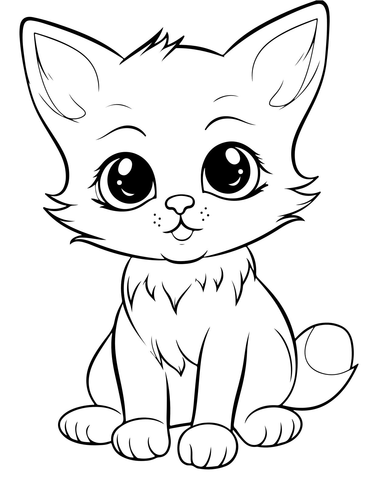 Cute Cats Coloring