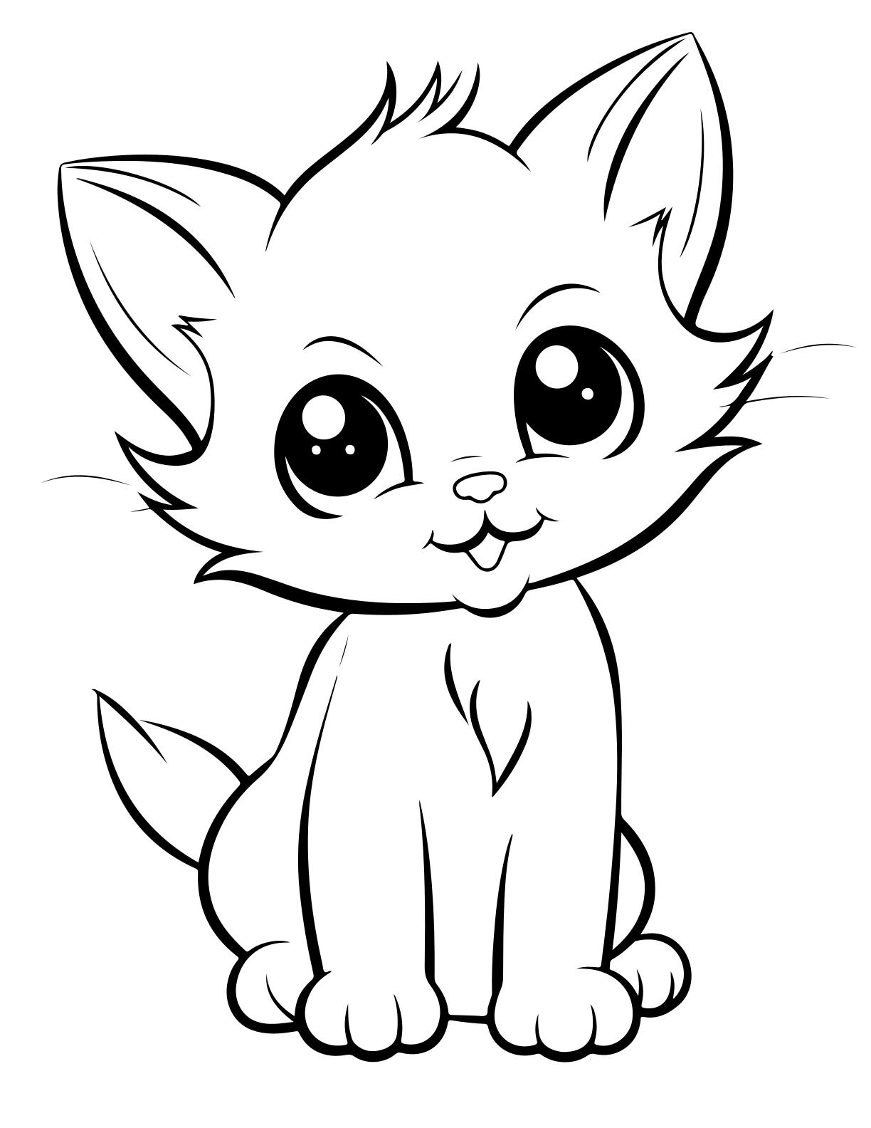 Cute Cats Coloring