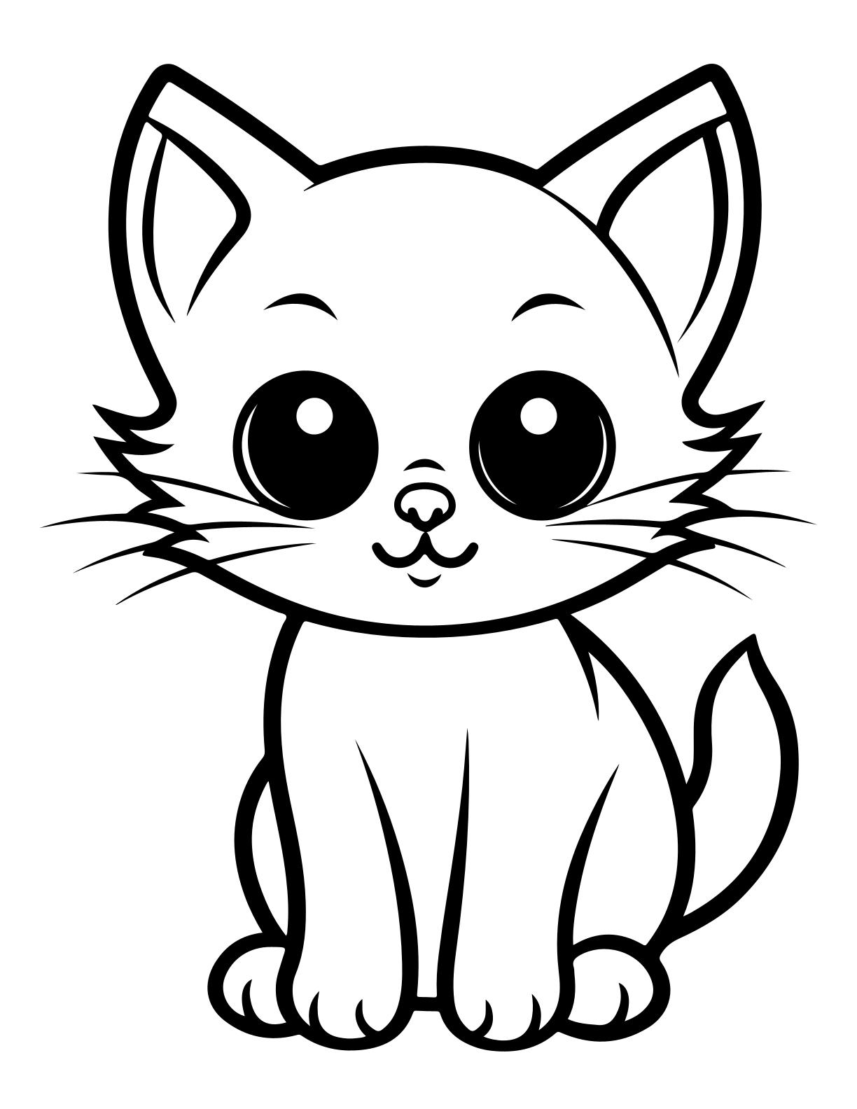 Cute Cats Coloring