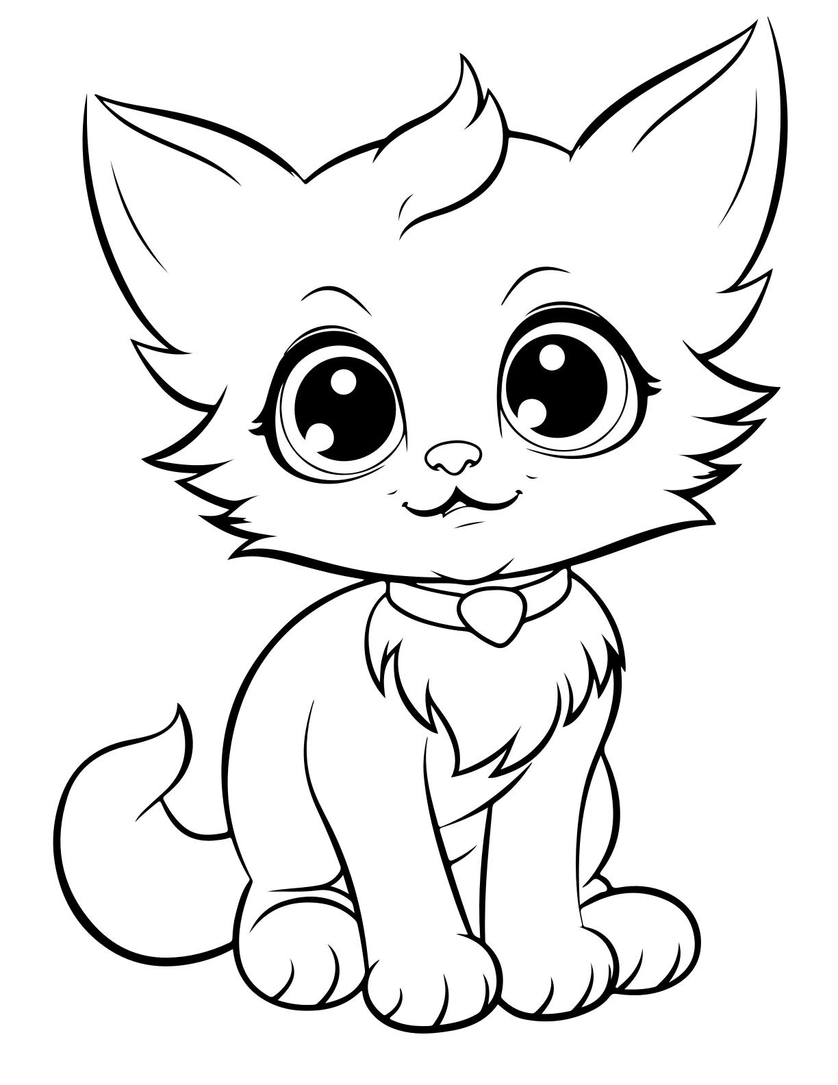 Cute Cats Coloring