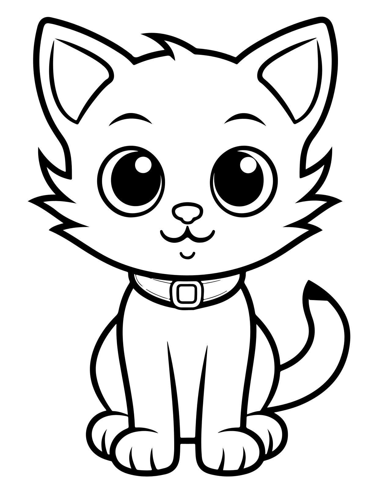 Cute Cats Coloring