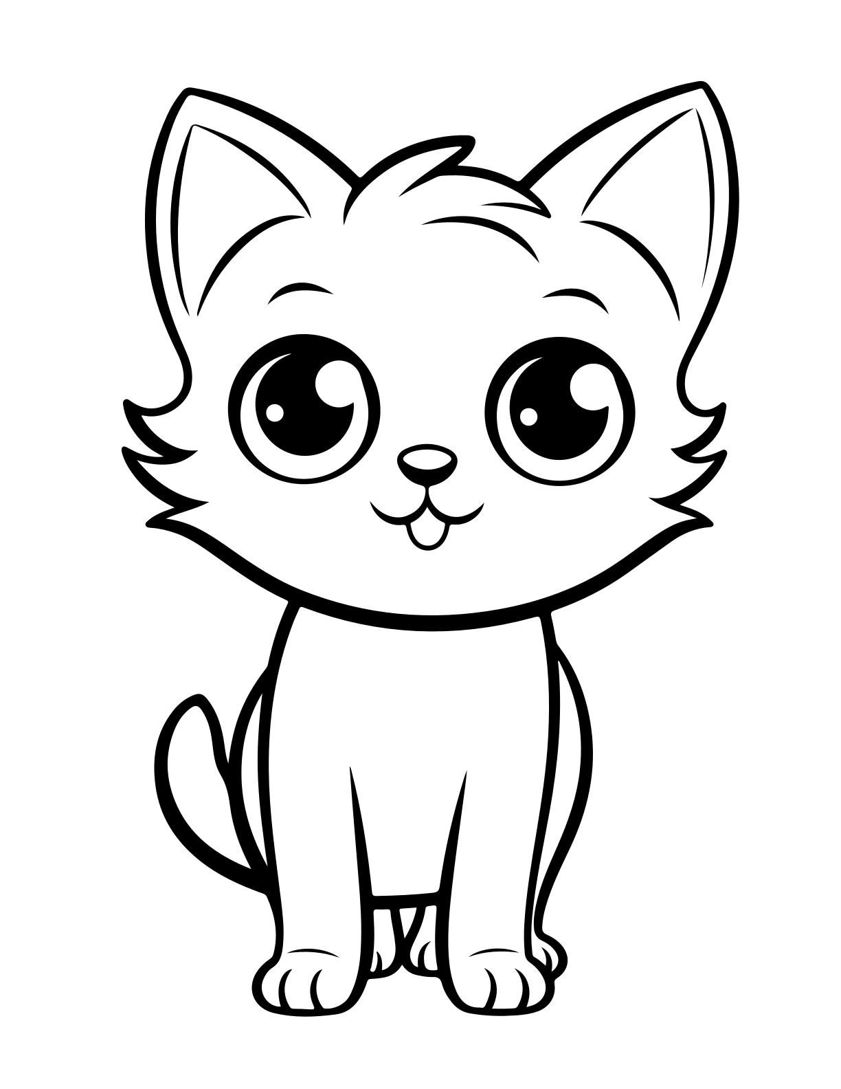 Cute Cats Coloring