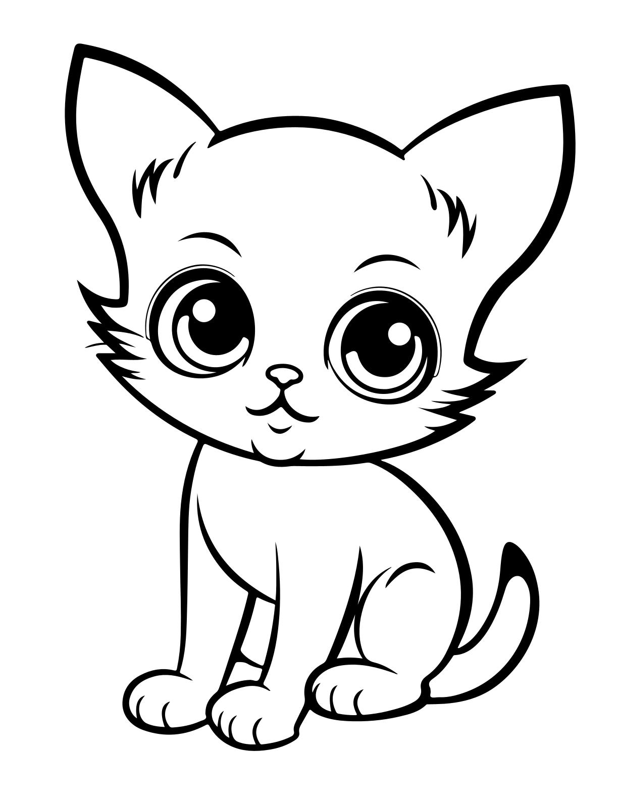Cute Cats Coloring