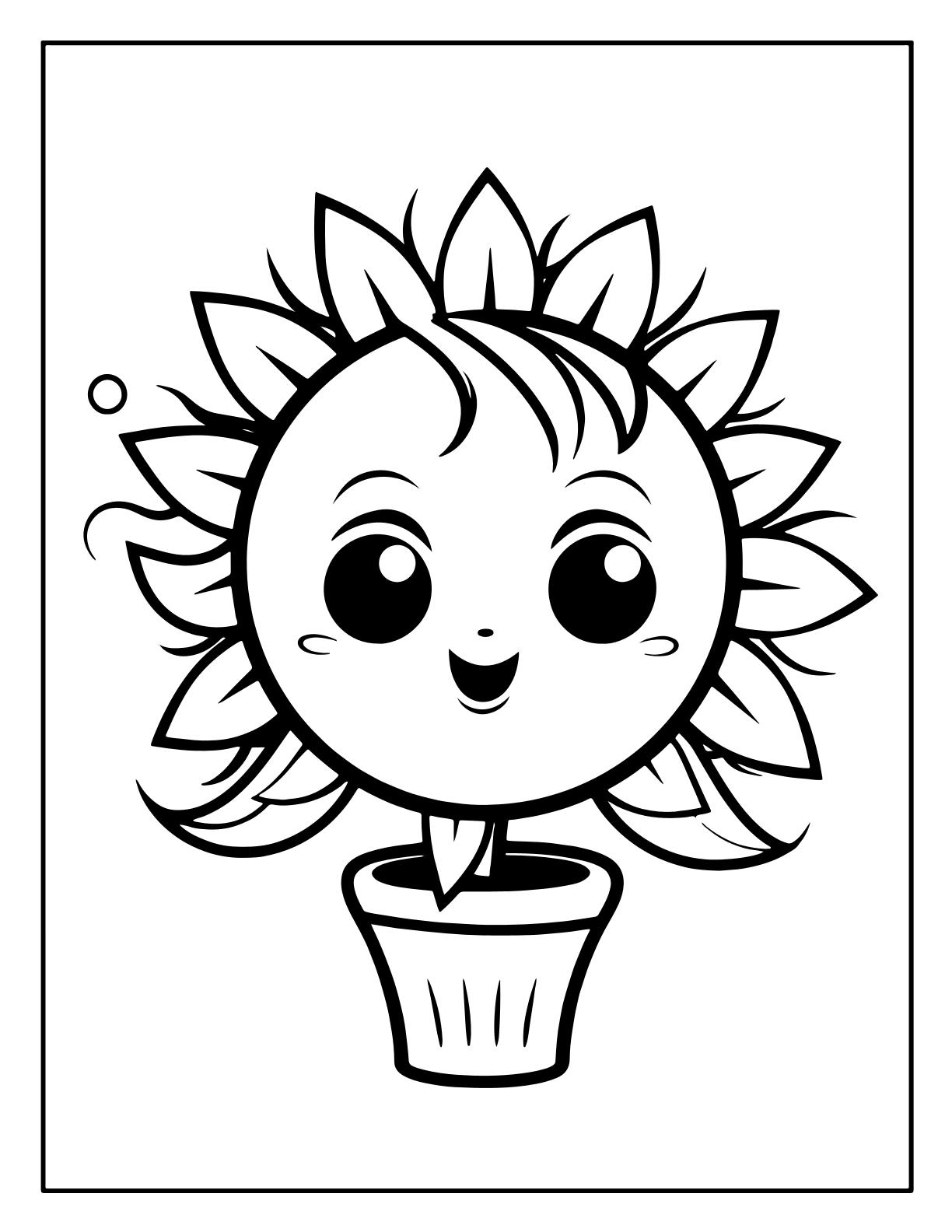 Cute Kawaii Summer Coloring