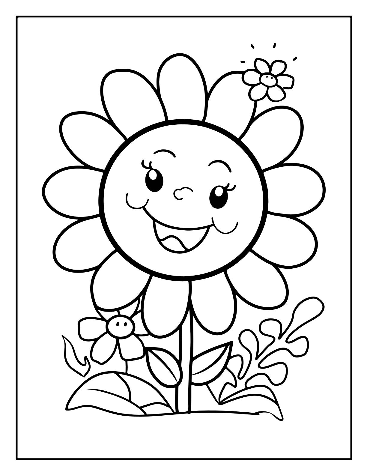 Cute Kawaii Summer Coloring sheets