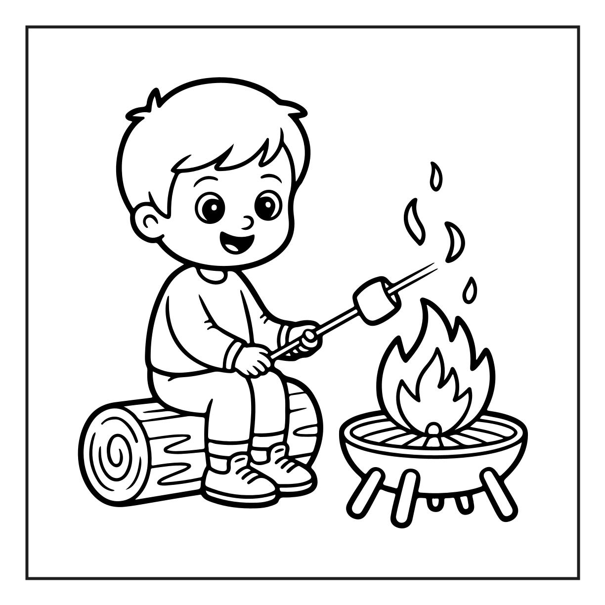 Simple coloring pages for toddlers