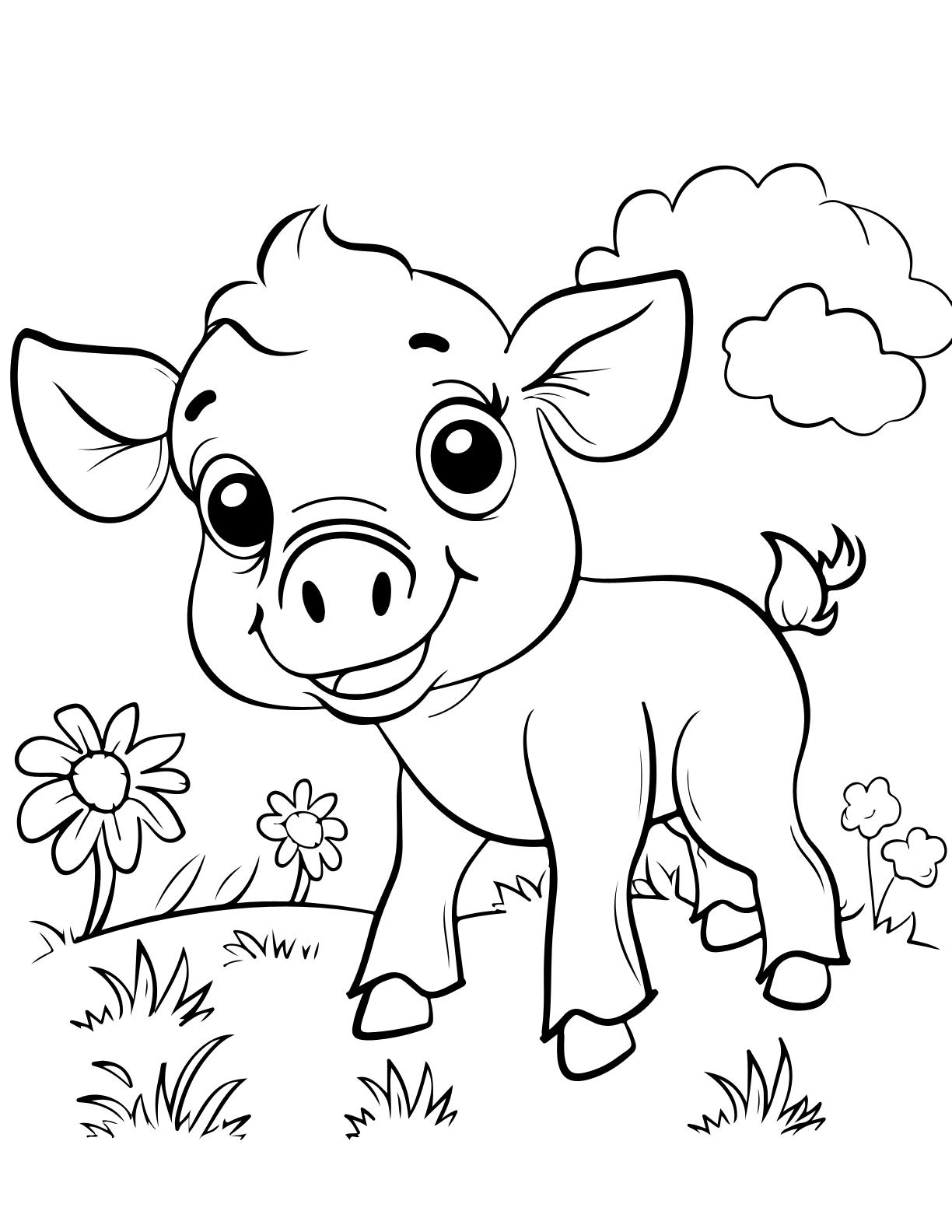 Cute Farm Animals for Toddlers