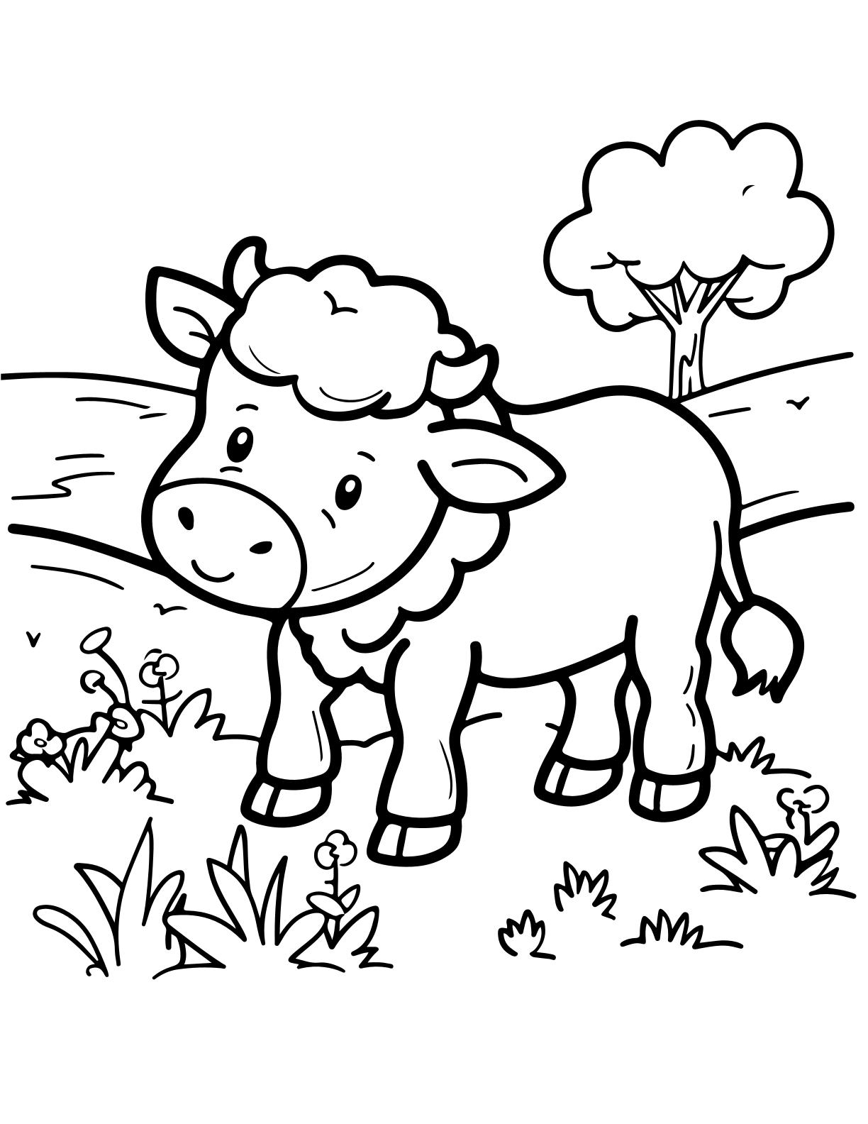 Cute Farm Animals for Toddlers