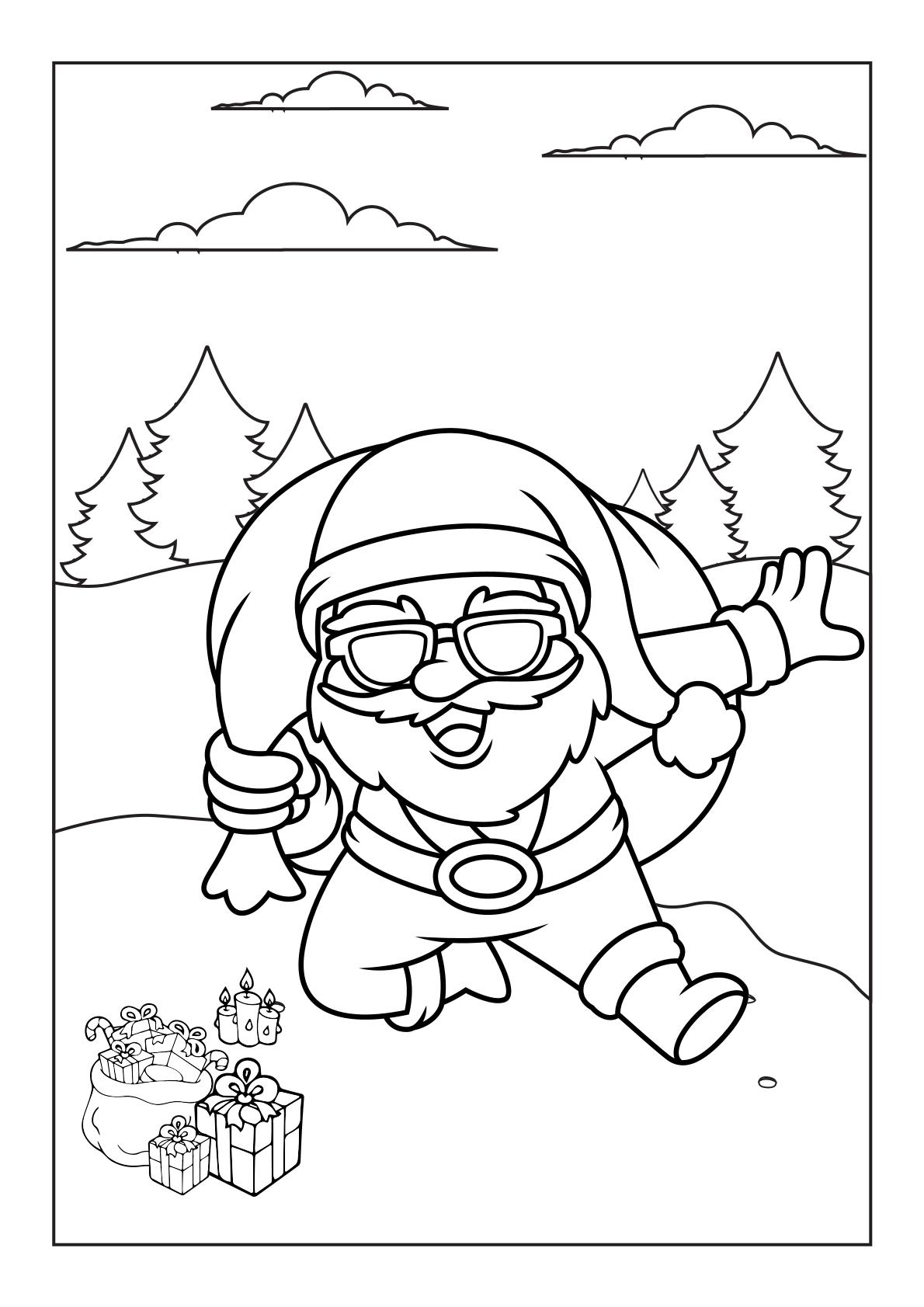 Coloring Santa Claus