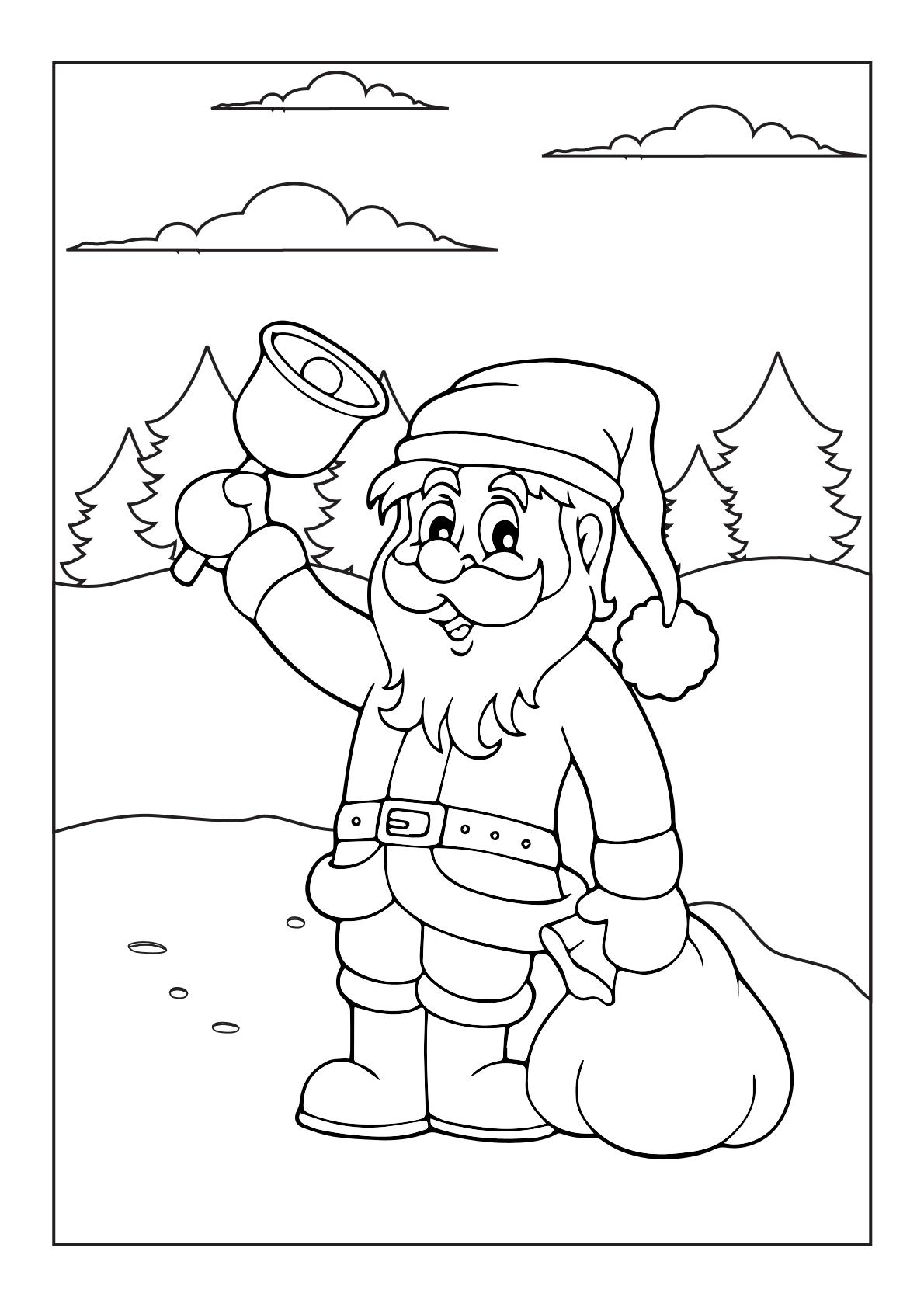 Coloring Santa Claus