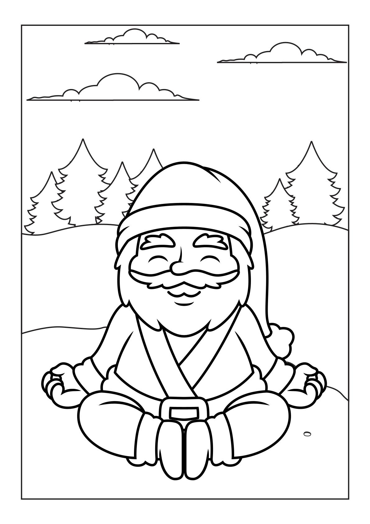Coloring Santa Claus