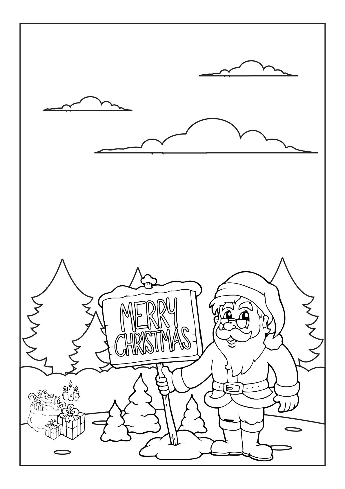 Coloring Santa Claus