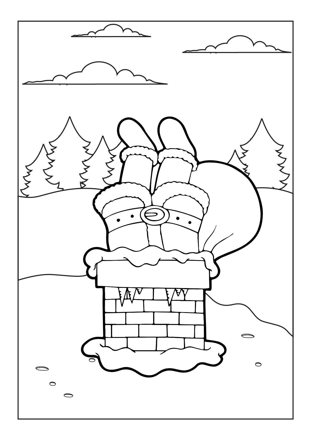Coloring Santa Claus