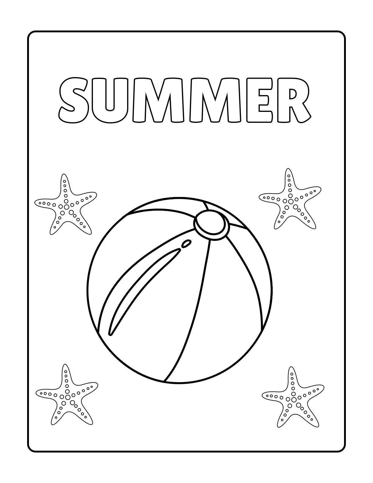Welcome Summer with Fun Coloring