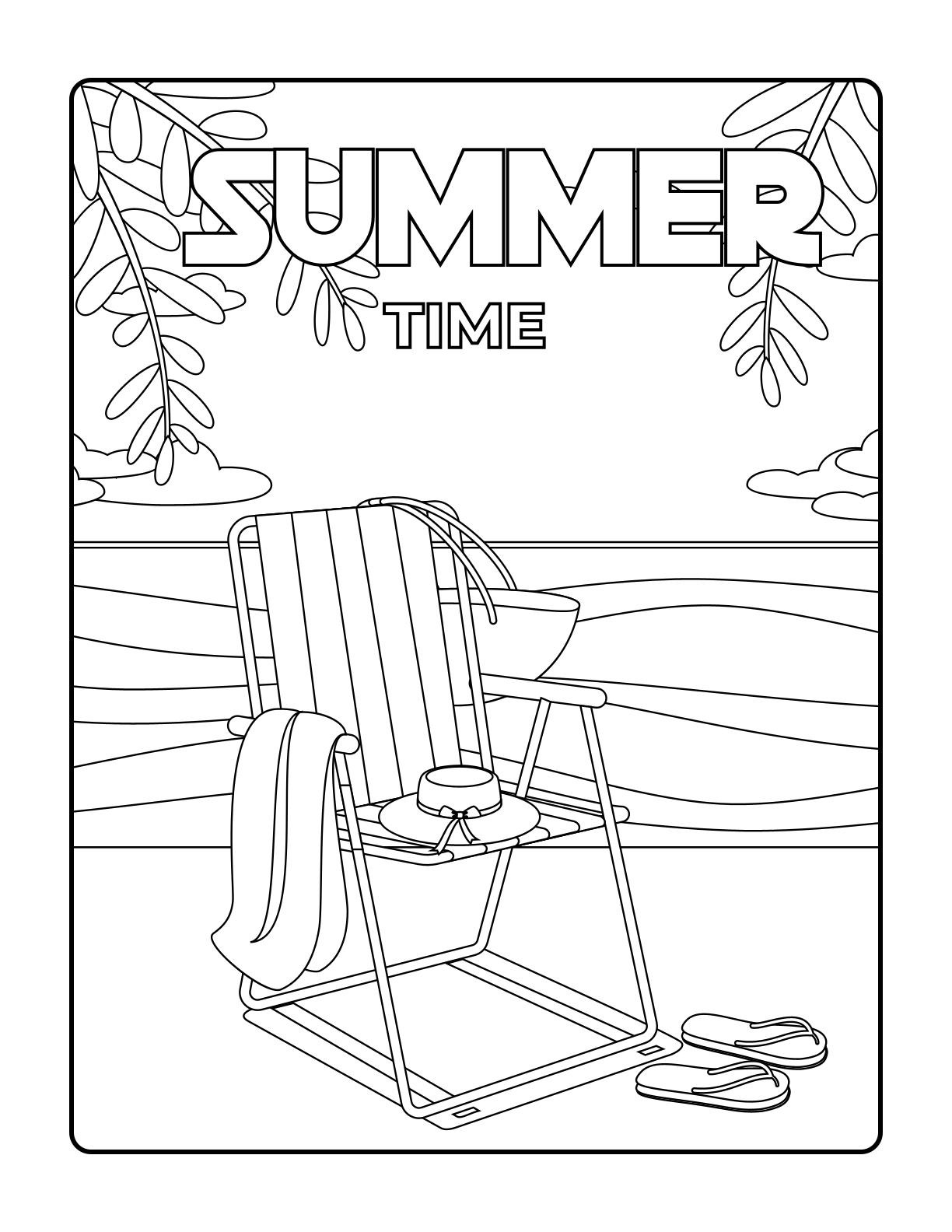 Welcome Summer with Fun Coloring